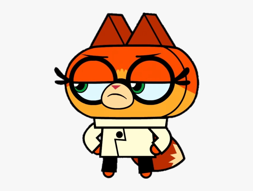 Fox Annoyed - Dr Fox From Unikitty, HD Png Download