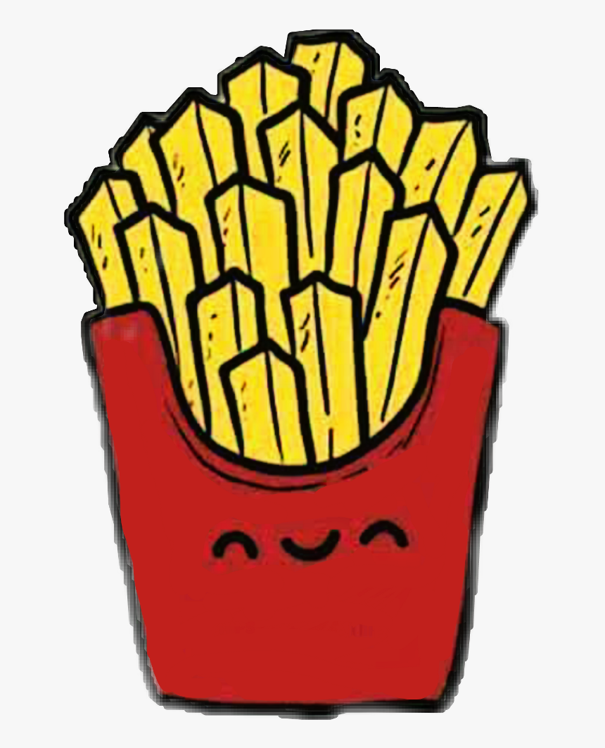 Chips Red Delicious Artist Italy Madewithpicsart Madeby - Desenho De Batata Frita, HD Png Download