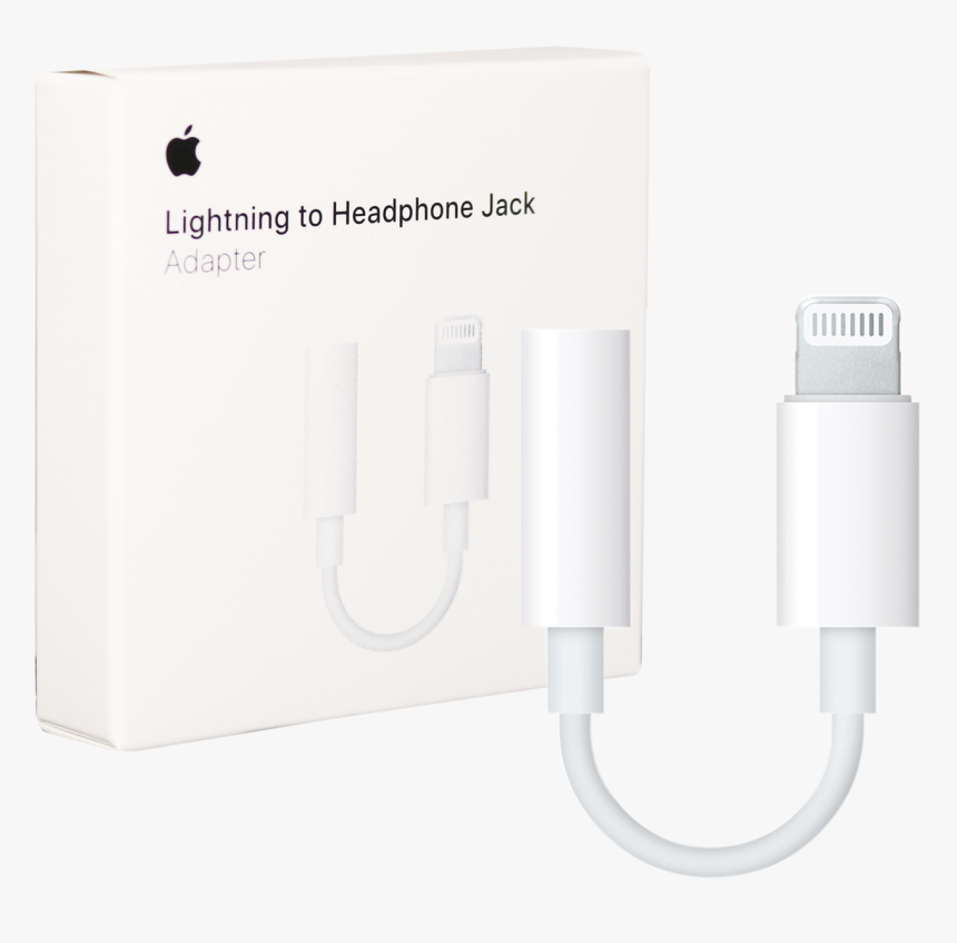 Apple Lightning To Headphone Jack Adapter, HD Png Download