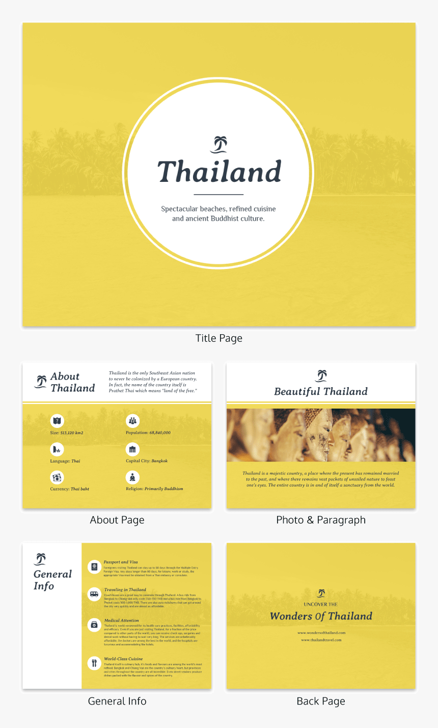 Thailand Travel Flyer Template - Sample Flyers In Bangkok, HD Png Download