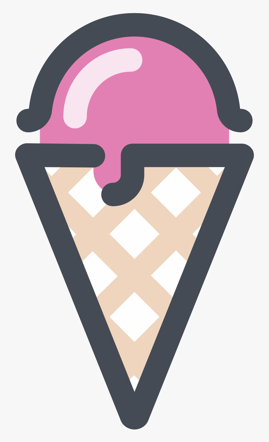 Lody Owocowe Icon - Ice Cream Icon Transparent, HD Png Download