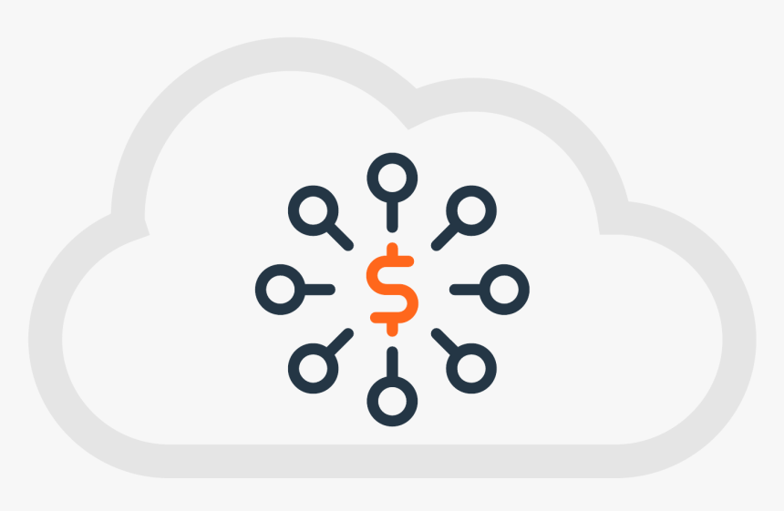 Solutions Cloud Cost - Network Nodes Icon, HD Png Download