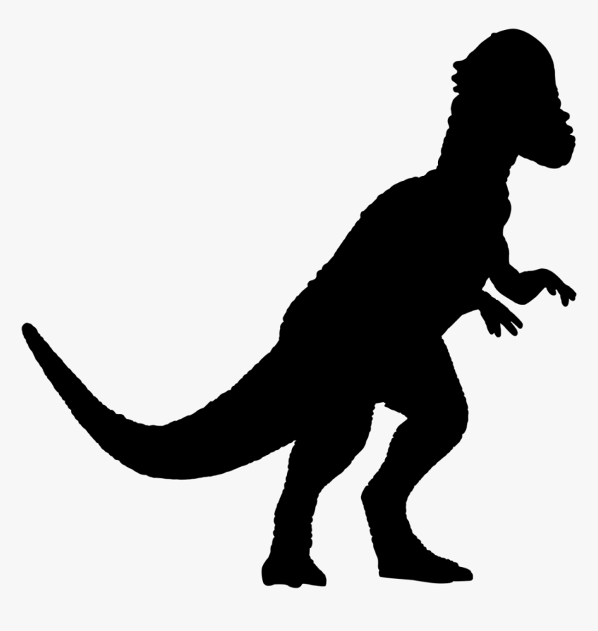 Tyrannosaurus Clip Art Silhouette - Illustration, HD Png Download