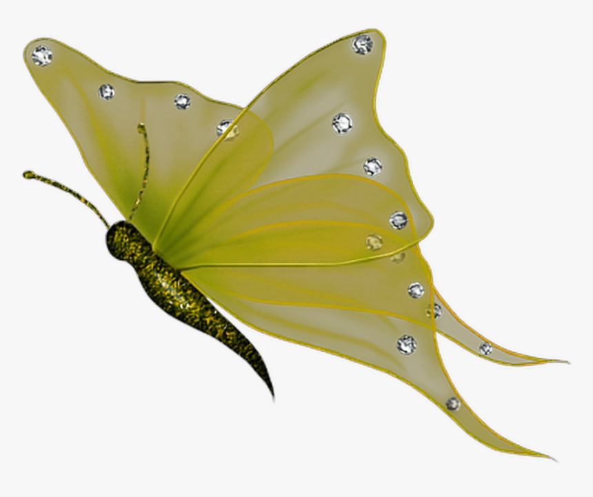 #ftestickers #butterfly #fantasyart #glitter #sparkle - Transparent Background Butterfly Png, Png Download