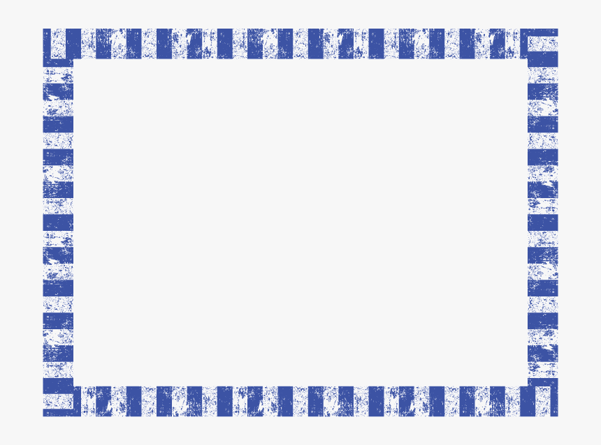 Blue Full Sheet Grunge Border - Border Foto Landscape Hd, HD Png Download