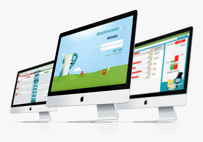 Block-monster - Led-backlit Lcd Display, HD Png Download