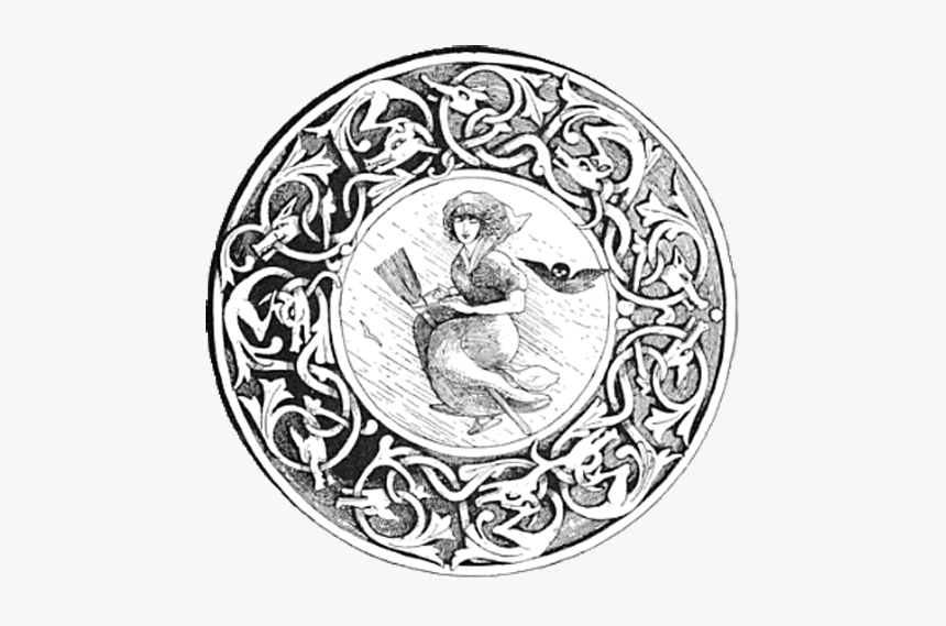 Celtic Witch Typography - Celtic Witch Png, Transparent Png