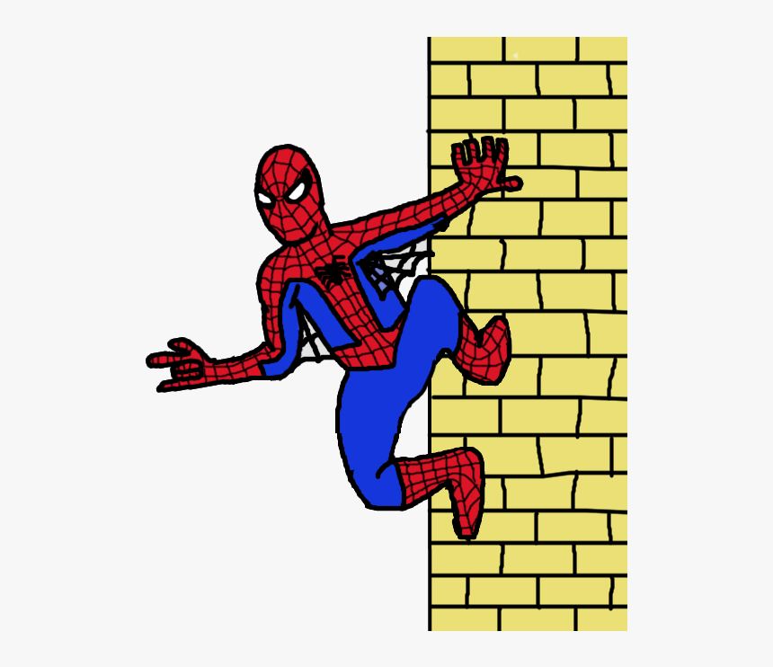 Clipart Transparent Library Spiders Clipart Spider - Spiderman Ms Paint, HD Png Download