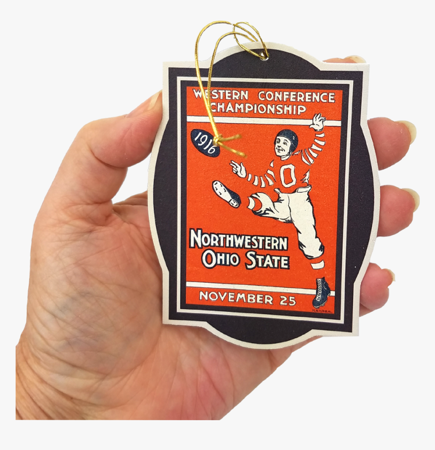 Handcrafted Wooden Ornament Of Osu Football 1916 Season - Referee, HD Png Download