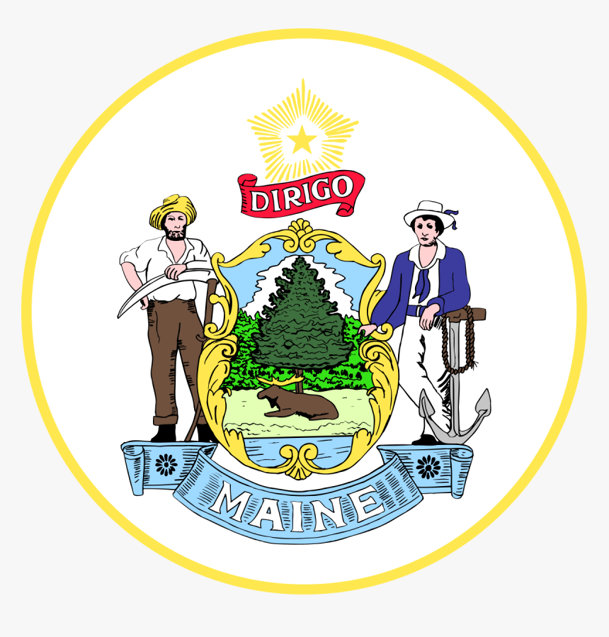 Seal Of Maine, HD Png Download