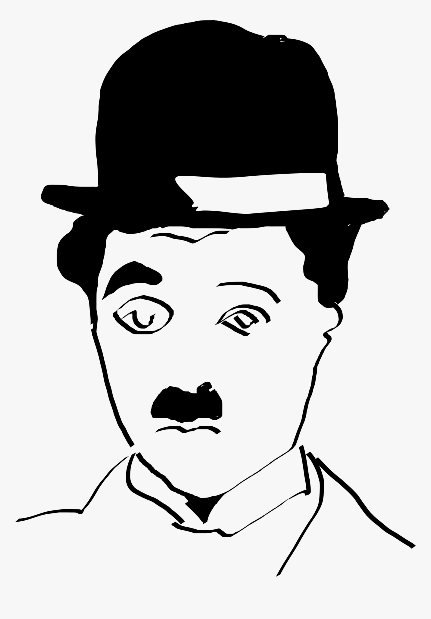Transparent Silent Movie Clipart - Charlie Chaplin Head Png, Png Download