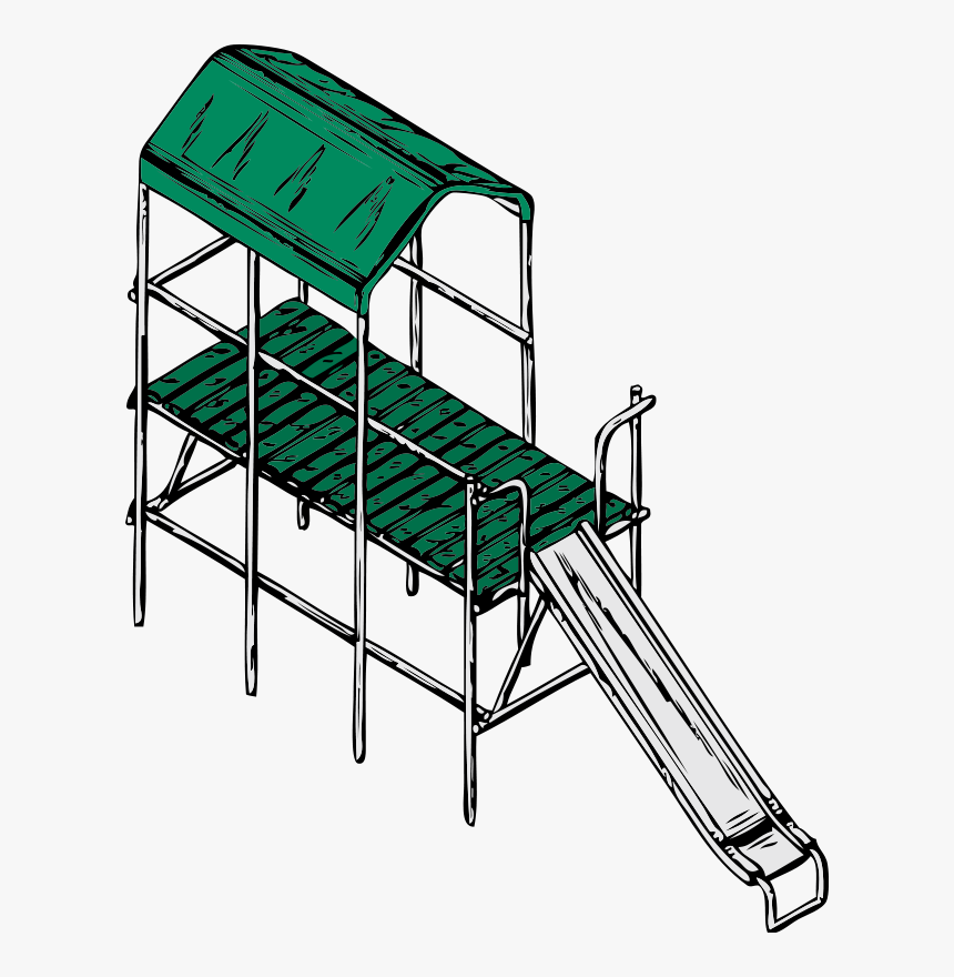 Swing Set Clip Art Download - Playground Clip Art, HD Png Download