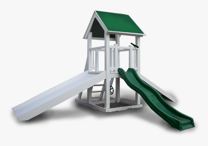 Ruffhouse Vinyl Swing Sets - Playground Slide, HD Png Download