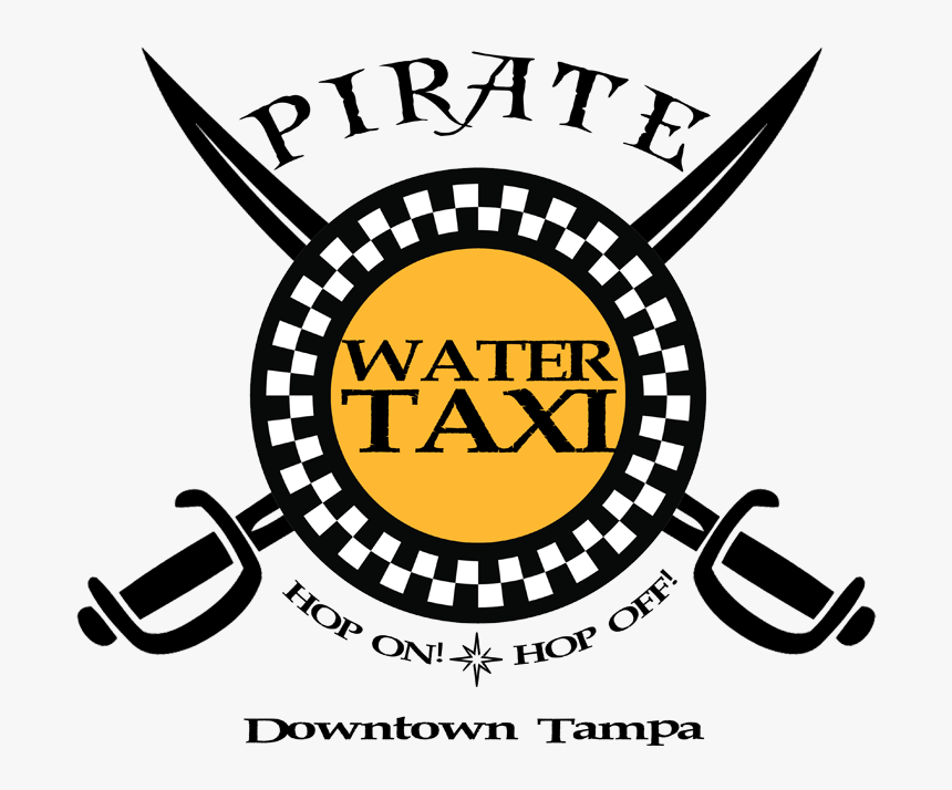 Pirate Water Taxi Logo - Pirate Water Taxi Tampa Florida, HD Png Download