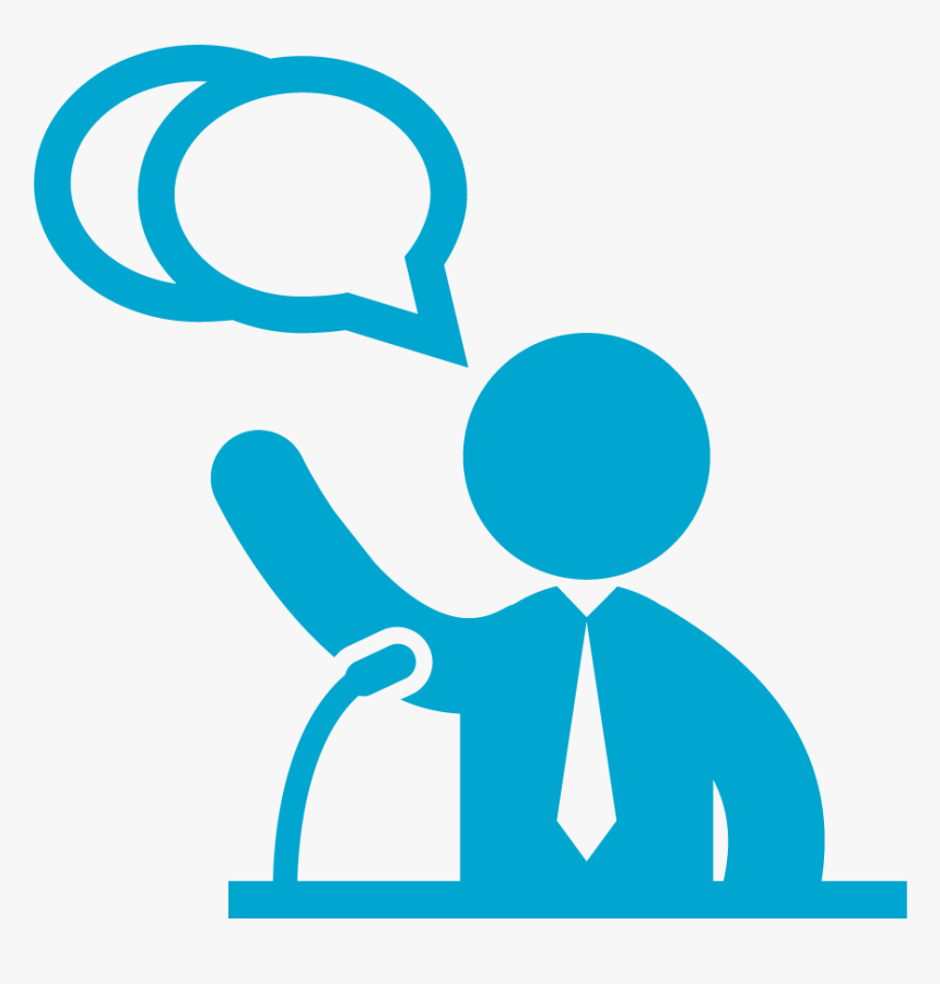 Transparent Presidents Clipart - Clip Art Public Speaker, HD Png Download