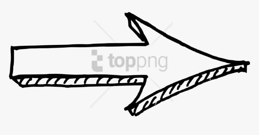 Boho Arrow Png - Arrow Sketch Png, Transparent Png