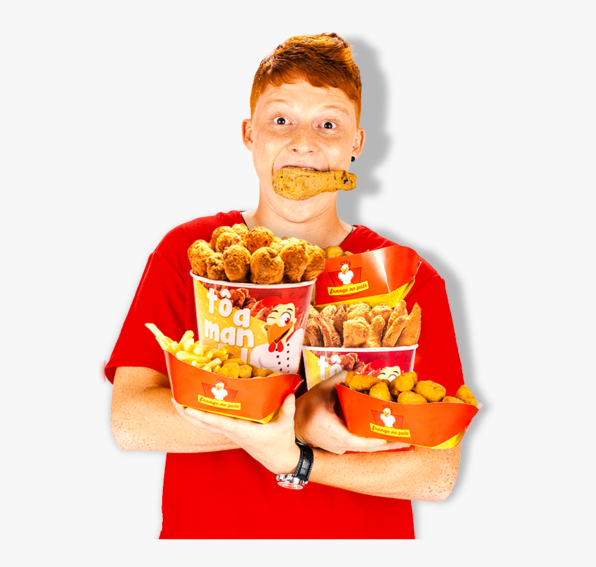 Frango No Pote Wordpress - Comendo Frango No Balde, HD Png Download