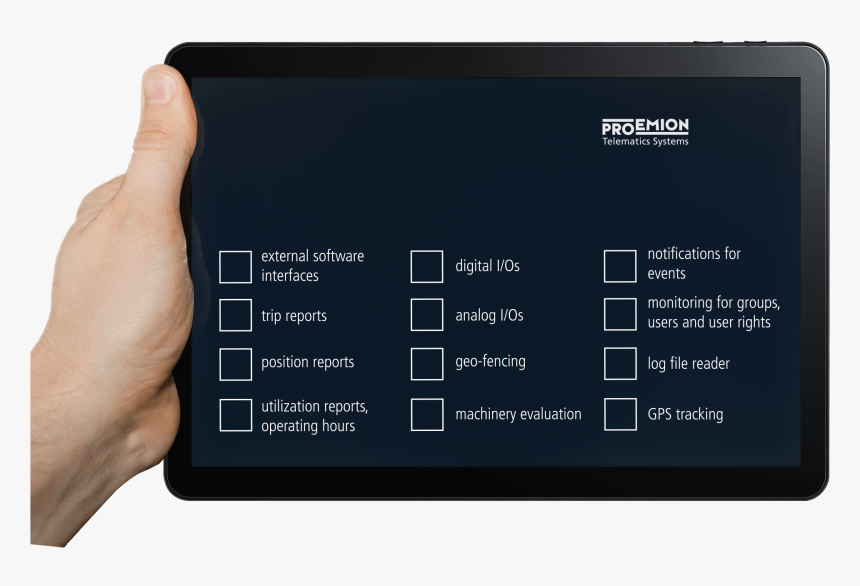 Tablet In Hand Png Image - Electronics, Transparent Png
