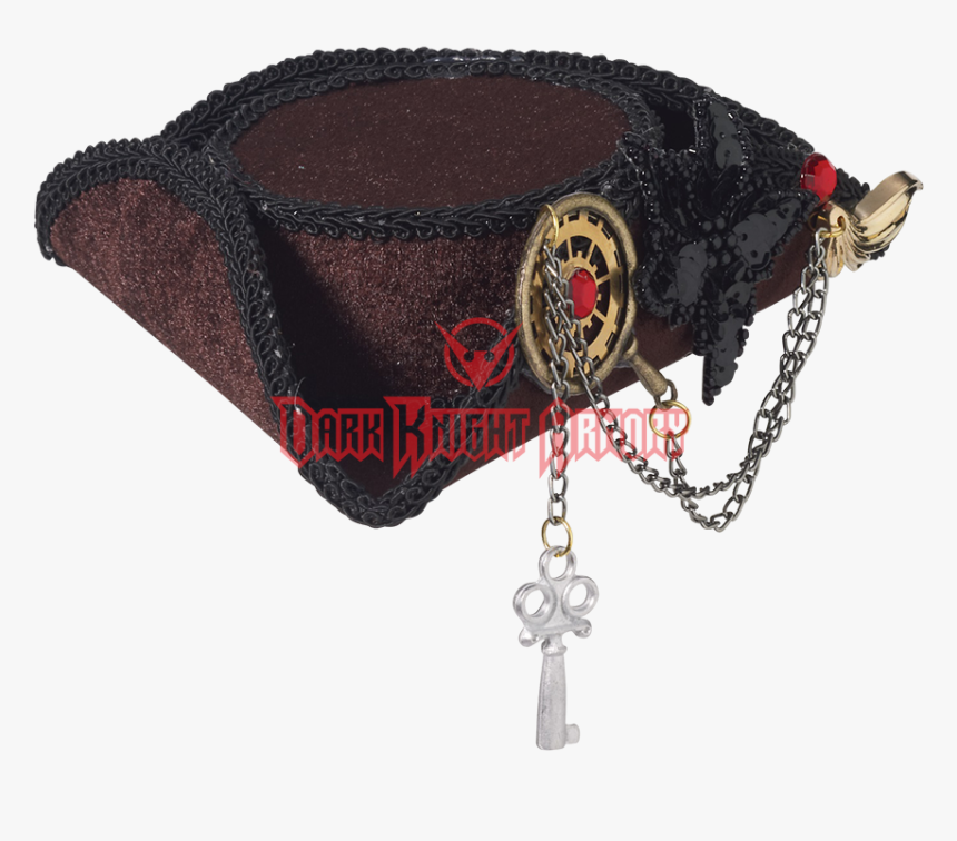 Tricorne Hat Steampunk Piracy Spats - Steampunk Pirate Hat, HD Png Download