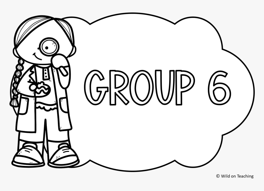 Group Of Students Clipart Black And White