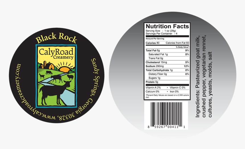 Caly Road Creamery - Label, HD Png Download