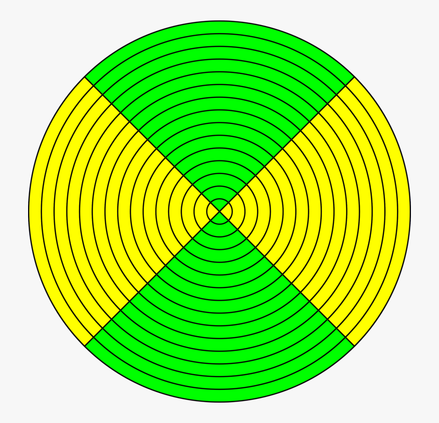 Symbol,yellow,green - Circle, HD Png Download
