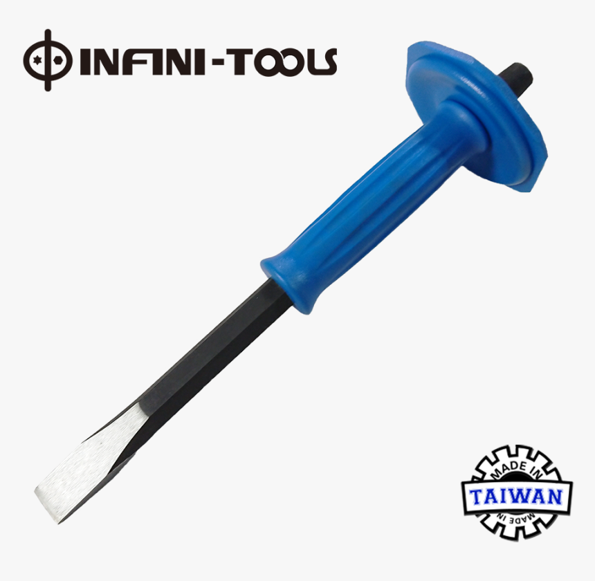 Flat Cold Chisel 19mm Hex Shank 300mm L With Hand Grip - Dumbbell, HD Png Download