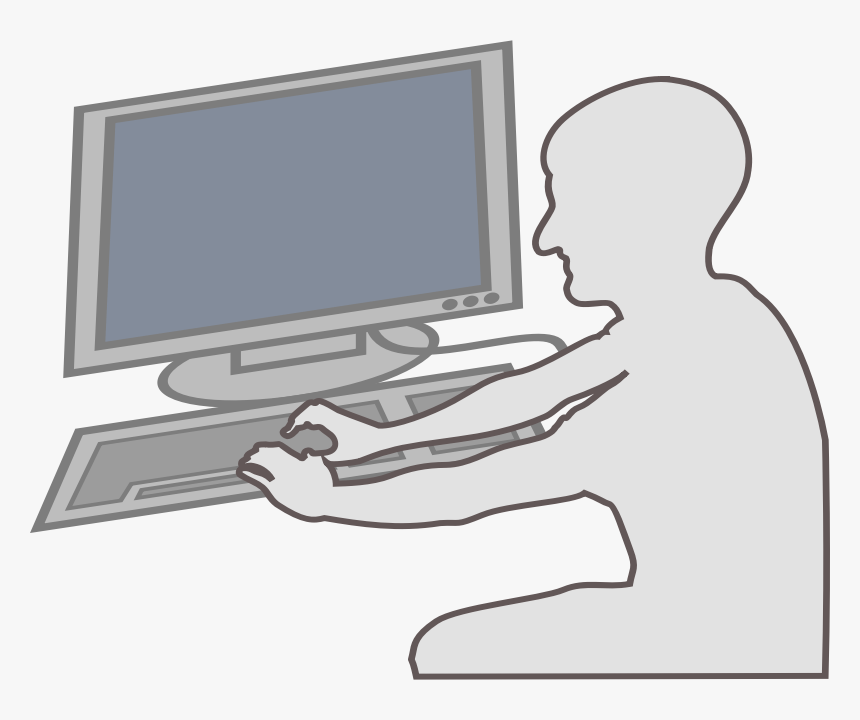 Programmer Medium Image Png - Computerarbeit Clipart, Transparent Png