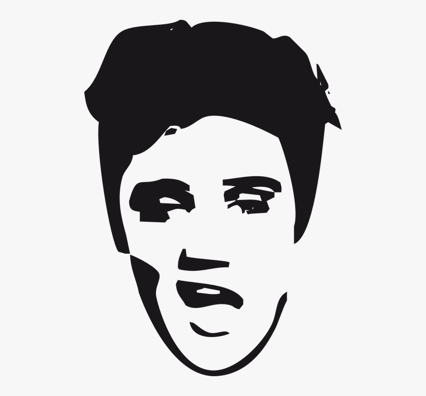 Elvis Presley, Celebrity, Elvis, Fifties, Presley - Elvis Face Png, Transparent Png
