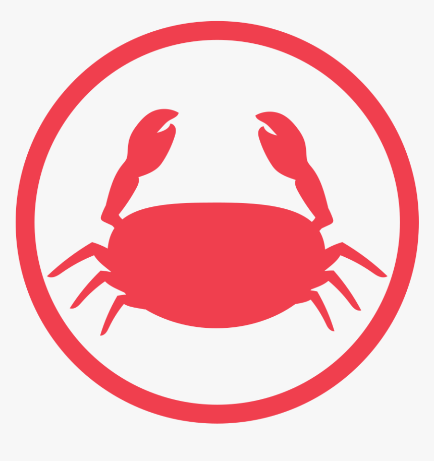 Crustacens Allergy Red Icon - Allergy Shellfish Icon, HD Png Download