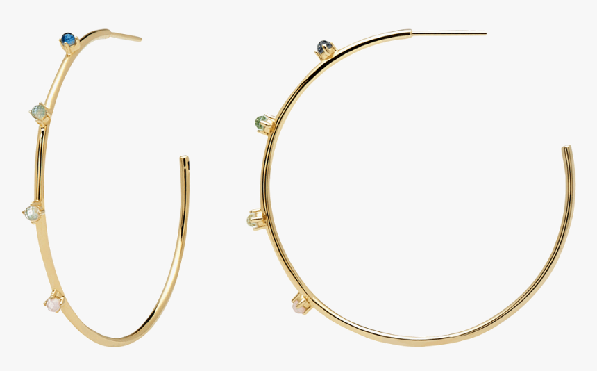 Indigo Gold Earrings - Earring, HD Png Download