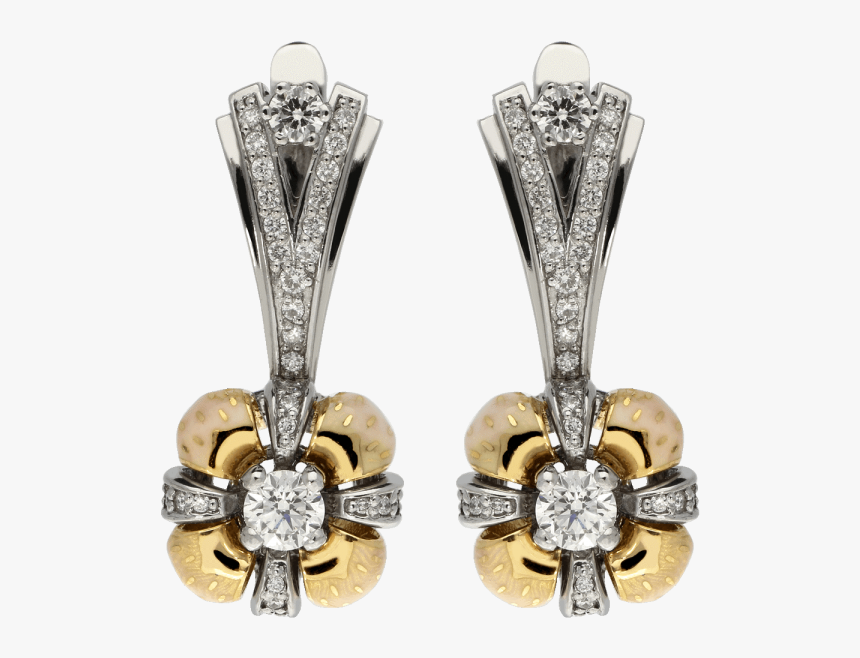 Luxurious Gold Earrings - Earrings, HD Png Download