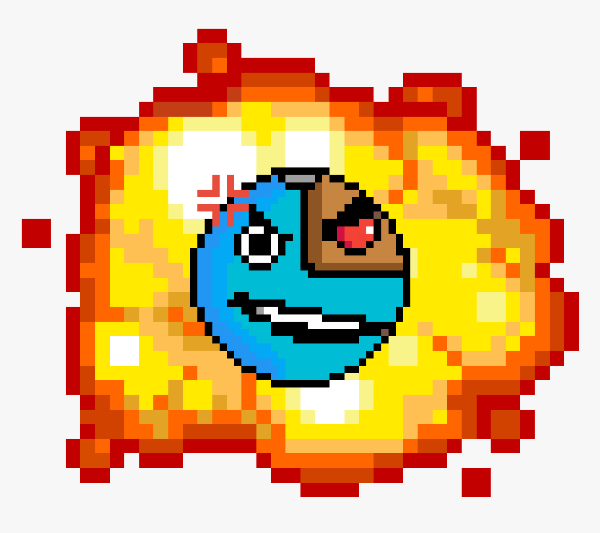 8 Bit Explosion Png, Transparent Png