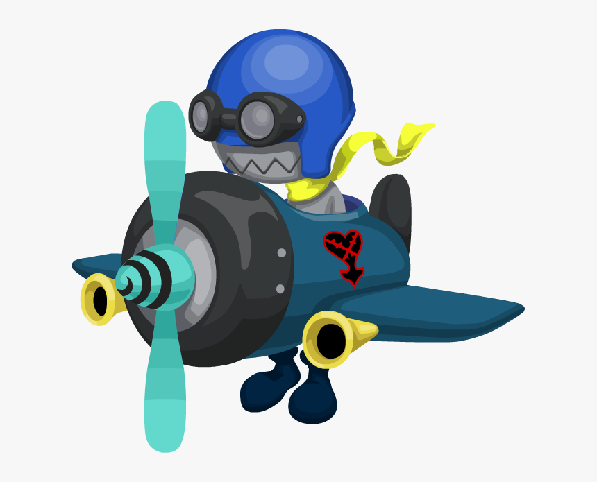 Kingdom Hearts Heartless Aeroplane , Png Download - Cartoon, Transparent Png