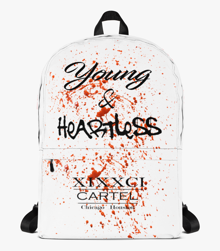 Image Of Young & Heartless Bloody - Backpack, HD Png Download
