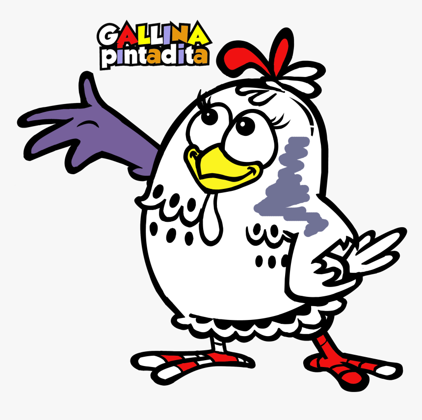 Gallina Pintadita Para Pintar, HD Png Download