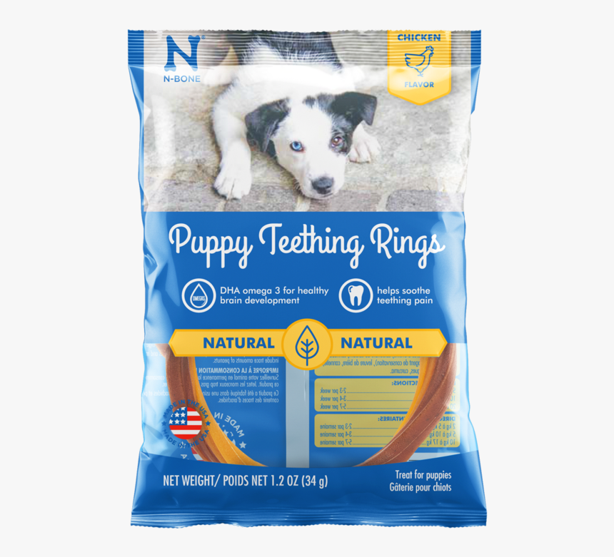 N Bone Puppy Teething Rings Chicken Flavor Dog Treats - N Bonepuppy Teething Ring, HD Png Download