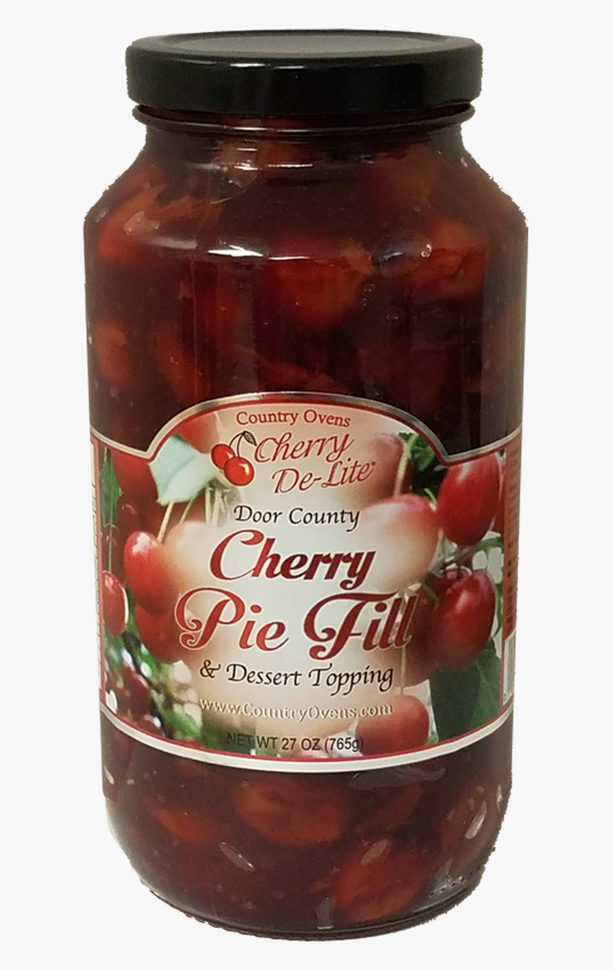 Cherry De-lite Pie Fill & Dessert Topping - Glass Bottle, HD Png Download