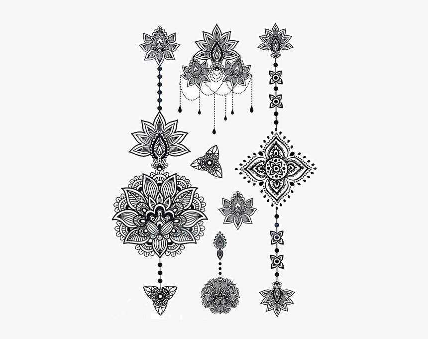Pin By Teamonster On - Feminine Back Mandala Tattoo, HD Png Download