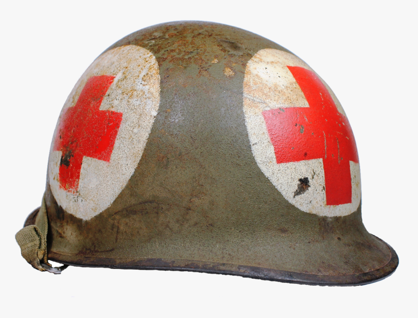 Transparent Ww2 Helmet Png - Medic Helmet Transparent Png, Png Download