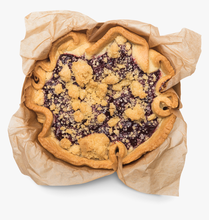 Handy Handcrafted Cherry Crumble Pie , Png Download - Blueberry Pie, Transparent Png