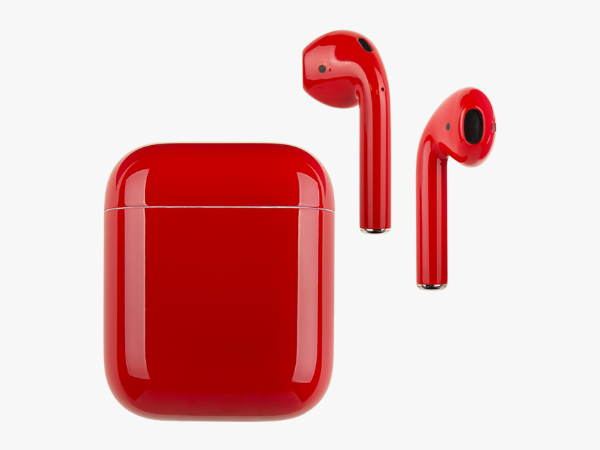 Red Airpods, HD Png Download
