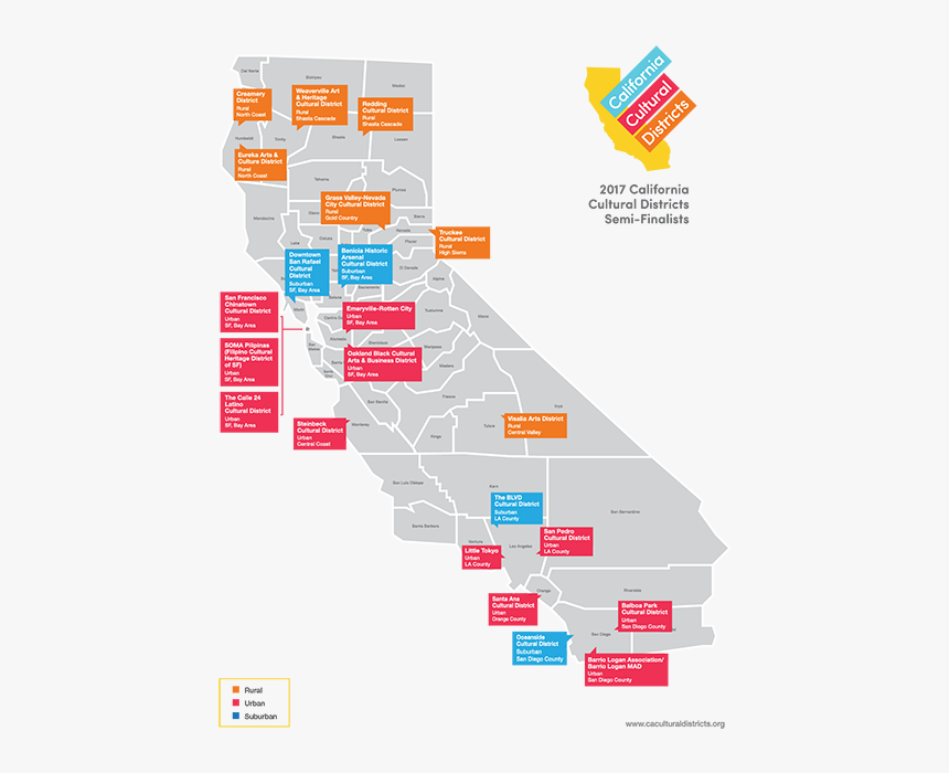 Picture - California Cultural Districts, HD Png Download