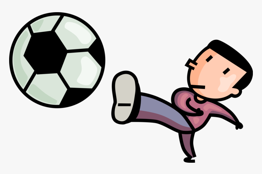 Vector Illustration Of Sport Of Soccer Football Player, HD Png Download