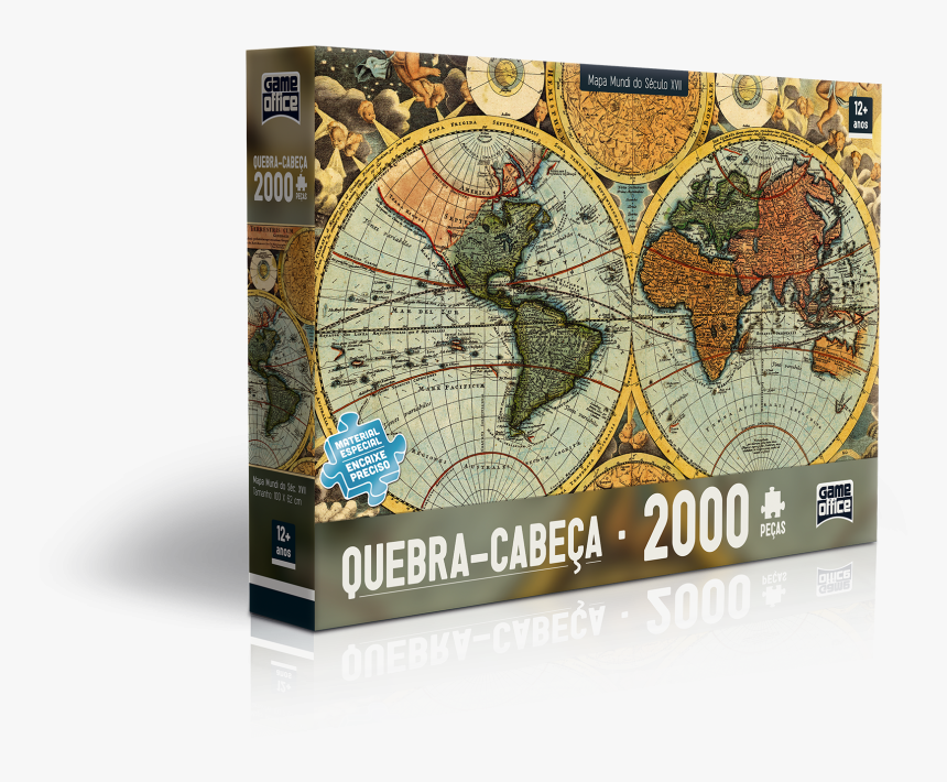 Transparent Mapa Mundi Png - Mapa Mundi Do Seculo Xvii, Png Download