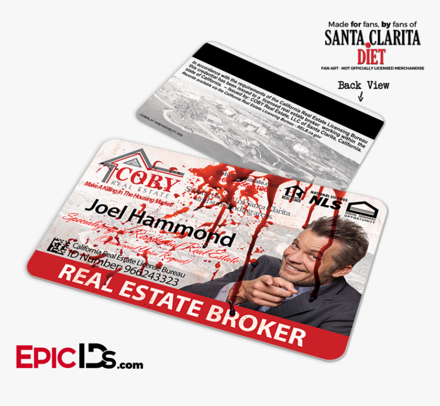 Coby Real Estate Santa Clarita Diet - Santa Clarita Diet Merchandise, HD Png Download