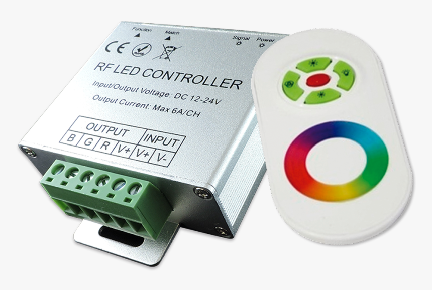 Controladora Rgb Con Control Remoto Touch - Controladora Rgb Con Control Remoto Touch Rf 100 W, HD Png Download
