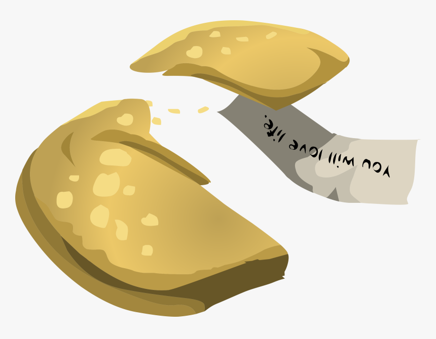 Open Fortune Cookie Clip Arts - Fortune Cookie, HD Png Download
