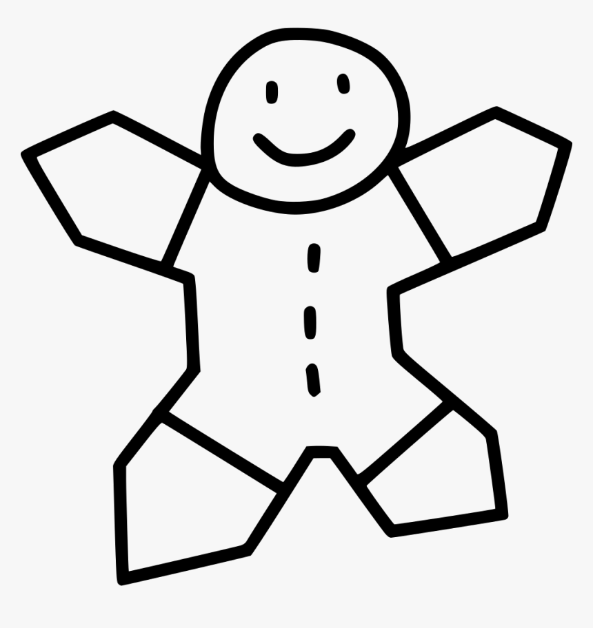 Cookie - Gingerbread Man, HD Png Download