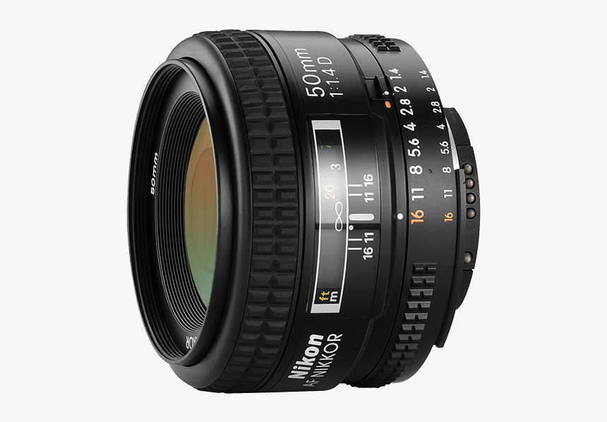 Lentes Para Nikon Full Frame - Af Nikkor 50 1.4, HD Png Download